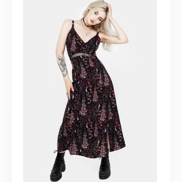 Disturbia Foxglove Midaxi Cami Dress US 4 / UK 8 - Picture 4 of 10